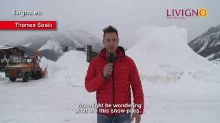 Livigno Neve  LivinIce Park under construction [upl. by Esilenna487]