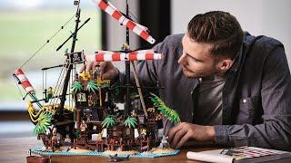 LEGO Pirates of Barracuda Bay Set Builds Itself Stop Motion [upl. by Nosaes]