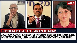 Gautam Adani Failed to Inform SEBI of FBI Raid amp US Investigation Lied When He Denied They Happened [upl. by Ykciv135]