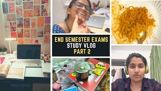 RGNUL Study Vlog  Part 2  End Semester exams at NLU Patiala [upl. by Adnaw994]