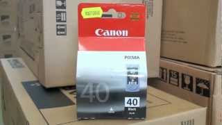 Canon PG40 ink black 0615B001 16 ml [upl. by Loydie873]