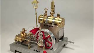 RETROL SE02 Steam Engine Model with Generator and Whistle enginediy diy [upl. by Craggy]