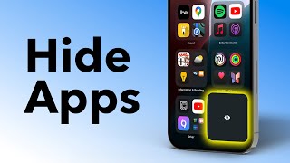 How to Hide Apps on iPhone iOS 18 [upl. by Suedama]