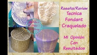 Tecnica Fondant Craquelado Funciona Fácil🤓 [upl. by Suirtimed436]