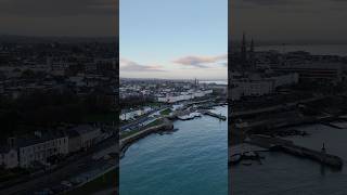 Early Morning Dun Laoghaire Dublin Aerial Photography DJI Mini Pro 4 Ireland europe visitdublin [upl. by Epuladaugairam668]