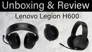 Unboxing the Lenovo Legion H600 Wireless Gaming Headset  Review 2023 [upl. by Harlow589]