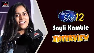 Indian Idol 12 Finalist Singer Sayli Kamble Singing Song  Sayli Kamble Interview  Mirror TV [upl. by Elfie987]