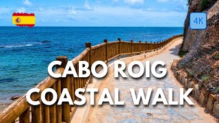 We Discovered The BEST Coastal Walk In Spain  Cabo Roig  La Zenia 4K Walking Tour [upl. by Dole]