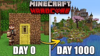 I Survived 1000 Days on an ISLAND in Hardcore Minecraft FULL MOVIE [upl. by Flo]