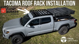 Toyota Tacoma Front Runner Outfitters Slimline II Roof Rack Installation  2003  2023 Tacoma [upl. by Adorl]