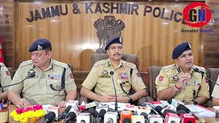 DIG Traffic Jammu Dr Haseeb Mughal IPS addressing a Press Conference in Jammu [upl. by Tompkins]