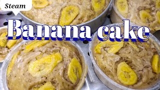 STEAM LANG MAKAKAGAWA KANA NG BANANA CAKE trending viralvideo bananacake banana [upl. by Auka]