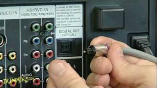 How to Connect an HDTV to Your Sound System or Home Theater For Dummies [upl. by Rocca513]