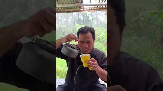 Make warm lemon tea lifehacks survival outdoorscamping110 [upl. by Hardi93]