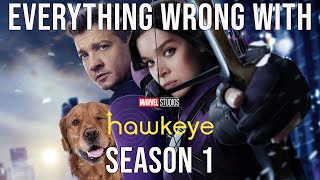 Everything Wrong With Hawkeye  Season 1 [upl. by Llenwad]