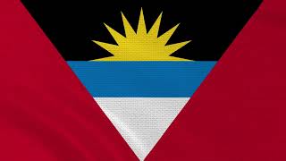 Flag and National Anthem of Antigua and Barbuda [upl. by Ettezzil]