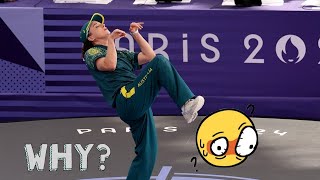 Australian Breakdance Olympics Australian Breakdancing Olympics  Viral Olympic breakdancer Raygun [upl. by Inaluiak]