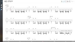 311  All Mixed Up BASS TAB PLAY ALONG [upl. by Remo465]