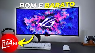 TOP 7 Monitores GAMER BARATO Custo Beneficio 2024 até 144hz  Curvo Ultrawide e 4K [upl. by Preciosa694]