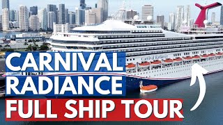 Carnival Radiance Full Ship Tour Carnival Cruise Lines Newest Ship [upl. by Ballinger]