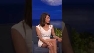 Aubrey Plaza talks being an NBC page… but she could be lying 👀😂 funny aubreyplaza shorts conan [upl. by Ecinert]