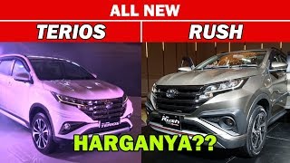 ALL NEW RUSH Dan TERIOS 2018 Terbaru  Tampilan Dan Info HARGANYA Di Indonesia [upl. by Standice]