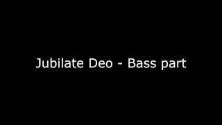 Jubilate Deo Bass part [upl. by Erine]