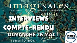 Imaginales 2024  Les Interviews du Dimanche 26 mai [upl. by Almire48]