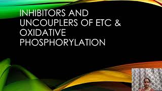 Inhibitors OF Electron Transport Chain and oxidative phosphorylation and Uncouplers Hindi [upl. by Donaldson]