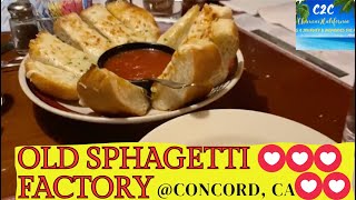 Experience Authentic Italian Flavors at C2Cs  Old Spaghetti Factory at Concord CA [upl. by Jahn]