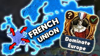 UNITE Europe with THIS strategy as FRANCE EU4 France Guide 2024 [upl. by Ainavi]