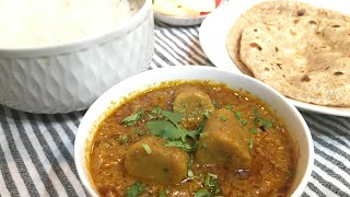 Gatta Curry  less spices  Excellent Gravy  Soft Gattas [upl. by Aitsirhc]