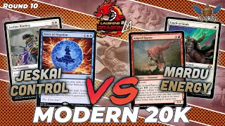 Jeskai Control vs Mardu Energy  MTG Modern  MXP Los Angeles Modern 20k  Round 10 [upl. by Aissila103]