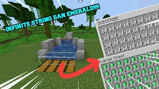 Cara membuat STRINGEMERALD FARM di Minecraft [upl. by Hennessey]