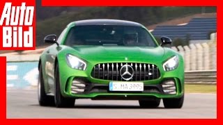 MercedesAMG GT R 2016  Fahrbericht  Review  Racetrack [upl. by Esmerolda]