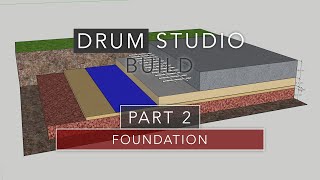 How to Build A Concrete Slab Base with Time Lapse  Drum Studio Garden Room Build  Part 2 [upl. by Akitan]