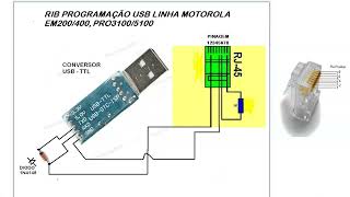 0486 Construcción de Interfase cable programacion radio Motorola Pro5100 Interface Pro5100 XQ2CG [upl. by Pen]