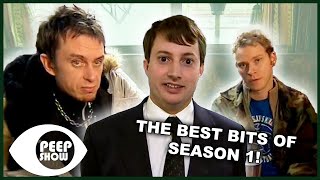 The BEST MOMENTS Of Season 1  Part 2  Peep Show [upl. by Wehttam]