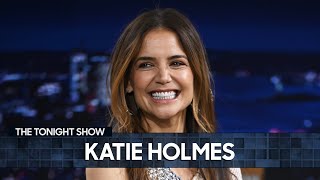 Katie Holmes Forgot Her Lines During a Production of Our Town Extended  Tonight Show [upl. by Karmen]