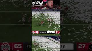 Hit sticked for a 31 YD TD ps5 easportscollegefootball25 head2head [upl. by Nlocnil]