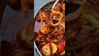 Roasted Chicken Drumsticks with Potatoes Onions and Peppers 🍗🥔🧅🌶 cookingvideos funnyvideos [upl. by Biagi115]