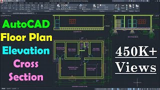 AutoCAD Floor Plan Tutorial for Beginners  1 [upl. by Sid]