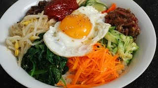 Bibimbap 비빔밥 amp Dolsotbibimbap 돌솥비빔밥 [upl. by Lavern]