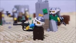 Bedlam Lego Part 2 Lego Paintball Team First Game [upl. by Iinden]