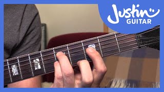 10 Basic Jazz Chords  Guitar Tutorials  JustinGuitar JA001 [upl. by Croix]