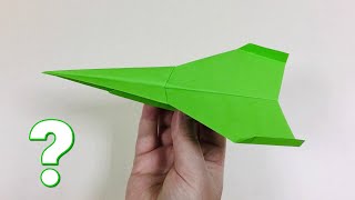 Papierflieger Falten Der Weit Fliegt  Beste Origami Flugzeug [upl. by Werna]