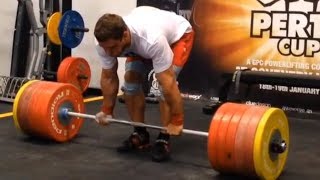 Dmitry Klokov — 305 kg Deadlift [upl. by Ycnej]