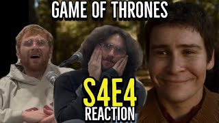 LEAVE HODOR ALONE  Game of Thrones S4E4  Oathkeeper  REACTION [upl. by Nerral]