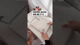 Learning activity for my 2 year old She loved it learningactivity learningjournal toddler sahm [upl. by Nodle]