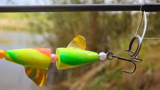 Double Whopper Plopper  Making fishing lure [upl. by Alvy]